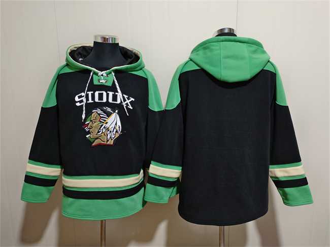 Men's North Dakota Fighting Hawks Blank Black Green Lace-Up Pullover Hoodie,We sell and wholesale Men's North Dakota Fighting Hawks Blank Black Green Lace-Up Pullover Hoodie on line form chian!